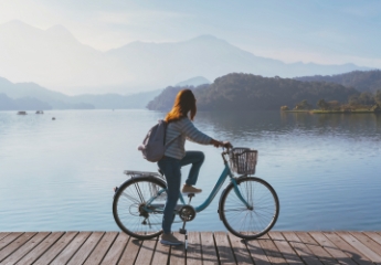 「日月潭」で湖畔の絶景サイクリング