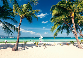 アジアのベストビーチに選ばれたボラカイ島の「ホワイトビーチ」