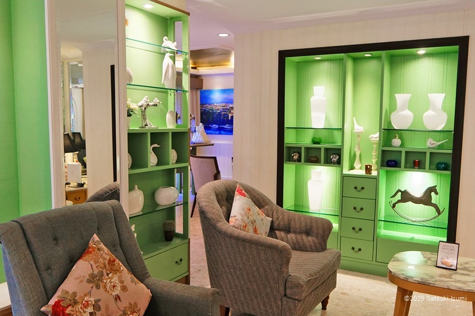 女子旅 映える ラ・プティ・サリル トンロー1のラウンジスペース プチプラ かわいい