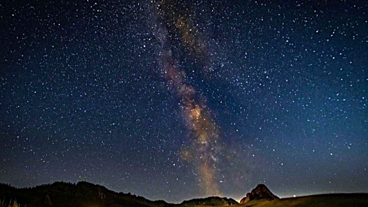 モンゴルの満天の星空